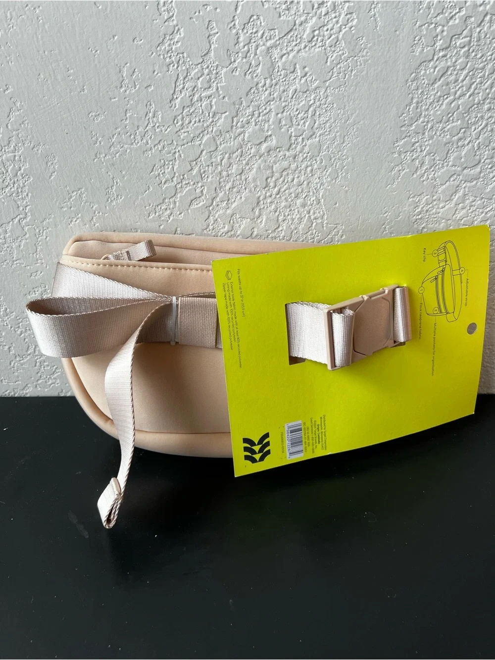 NWT All In Motion Premium Belt Bag Fanny Pack - Beige/Tan